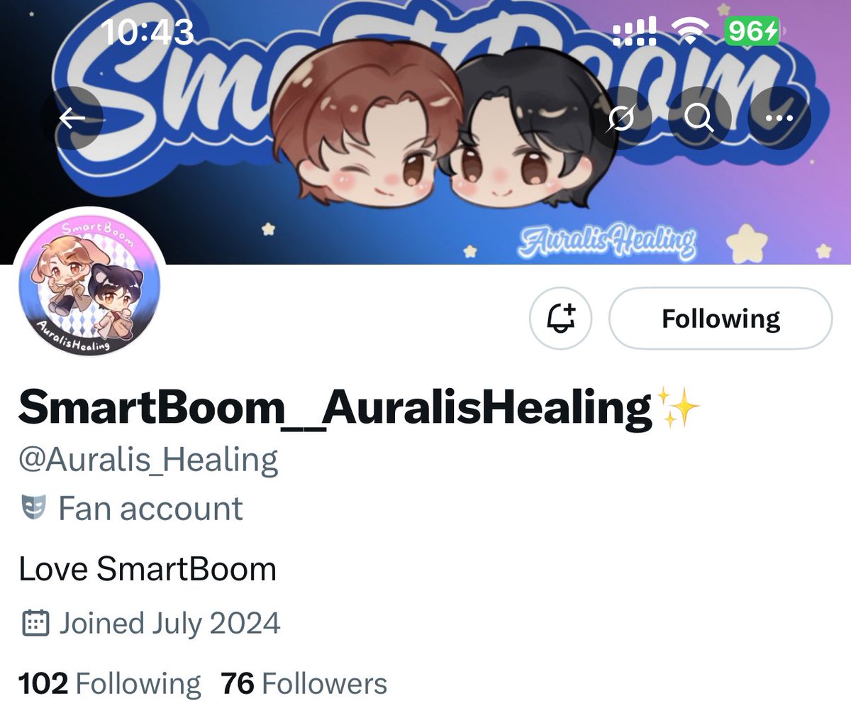 Arch-🏹❤️SmartBoom (@_nahnahnotme) on Twitter photo Auralis Healing’s old account has been hacked and this is their new account, please follow~~
➡️ <a href="/Auralis_Healing/">SmartBoom__AuralisHealing✨</a> 
#Auralis 
#SmartBoom Auralis Healing’s old account has been hacked and this is their new account, please follow~~
➡️ <a href="/Auralis_Healing/">SmartBoom__AuralisHealing✨</a> 
#Auralis 
#SmartBoom