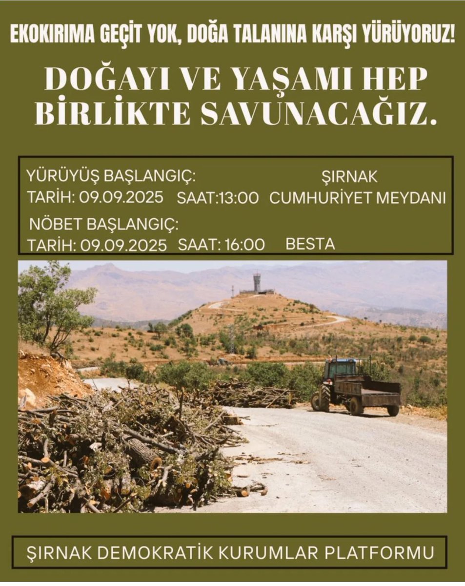 Doğa yok olursa insanlıkta yok olur doğamıza hep birlikte sahip çıkalım