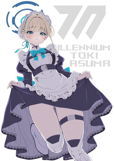 昨日のトキさんズレてない版も置いておきます～ #ブルアカ