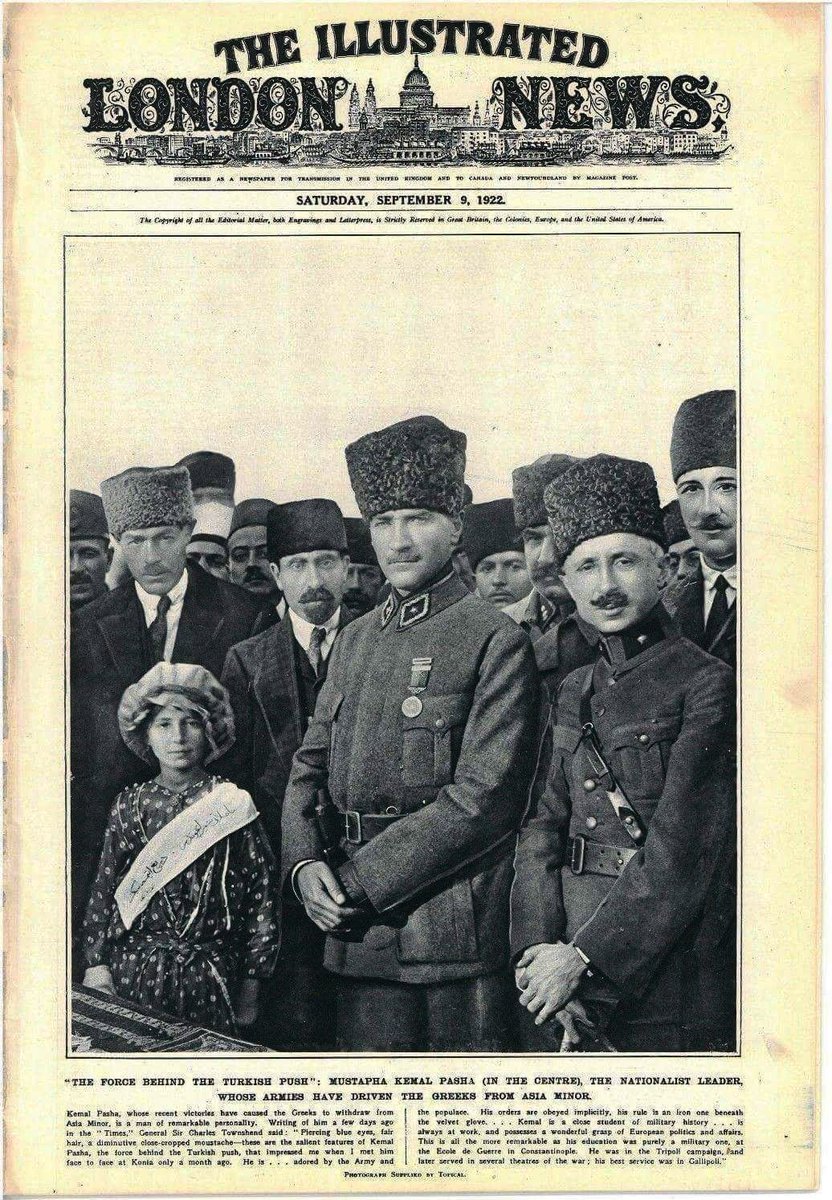 "Dünyada öldükten sonra ülkesini yöneten tek lider Mustafa Kemal Atatürk'tür..”
-Fidel Castro

9 Eylül İzmir'in Kurtuluş günü Kutlu olsun!!!
#9Eylül #mustafakemalatatürk
#Atatürk 
#izmir