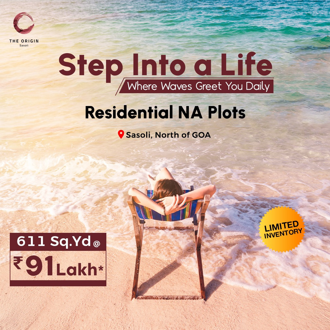 teammadhyam's tweet image. Step into a life where waves greet you daily and enjoy a lifestyle close to nature. Limited inventory available – book your Plot today!

#Madhyam #GoaProperty #GoaPlots #InvestmentInGoa #NorthGoaLiving #BeachsideLifestyle #LuxuryLivingGoa #PropertyInGoa #GoaInvestment