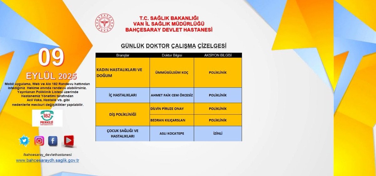Bahçesaraydevlethastanesi (@bsdhvan) on Twitter photo 