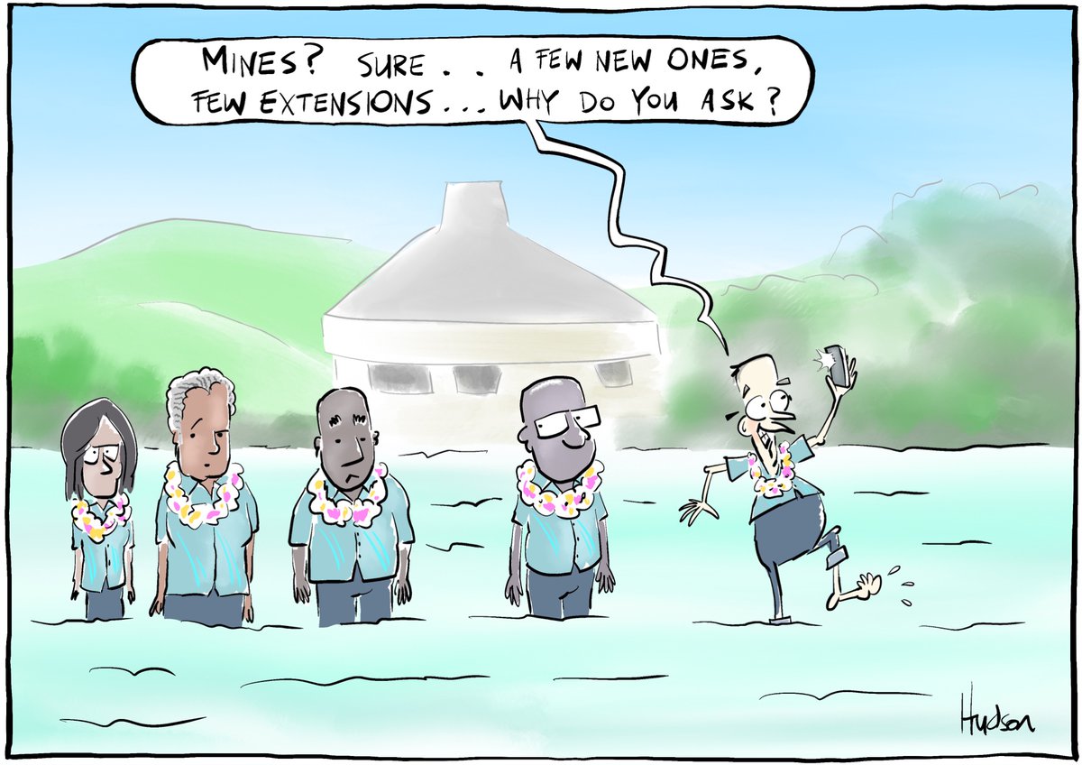 Business as usual #auspol #pacific ko-fi.com/hudsoncartoons
