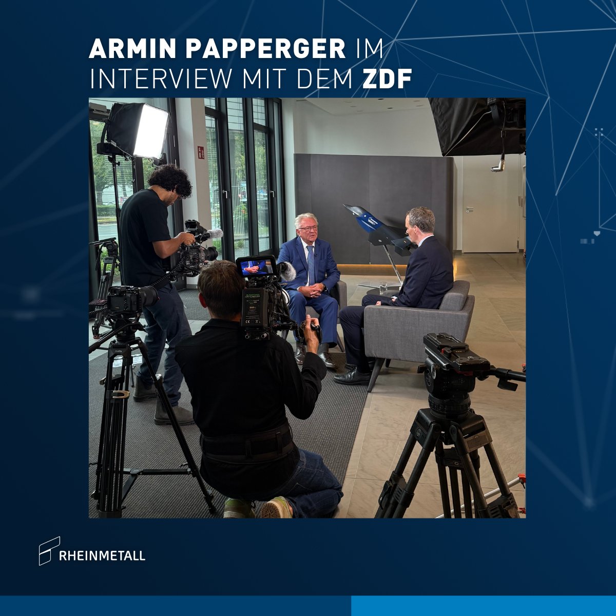 ▶️  Armin Papperger im gestrigen Interview mit dem ZDF

Hier das Interview in voller länge schauen:
youtu.be/WUzjsza_s8o?si…