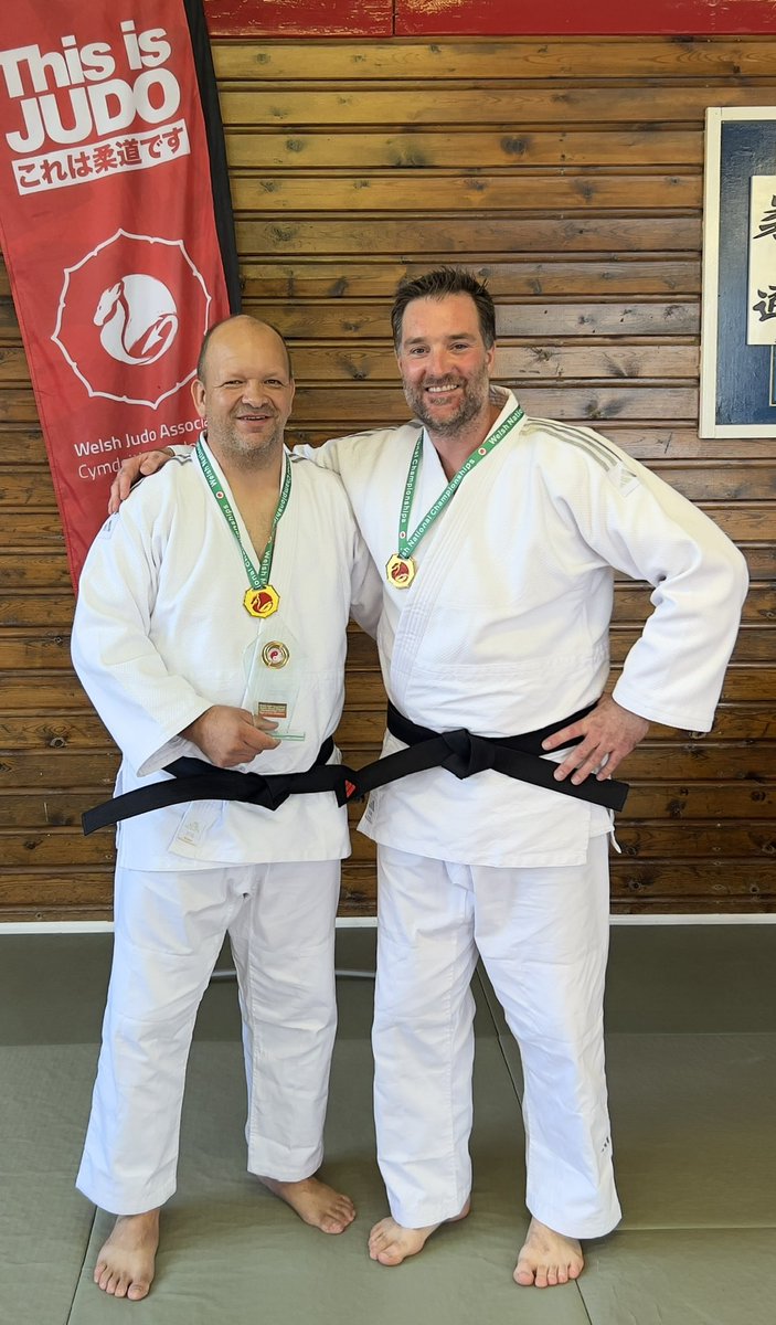 Congratulations to Rob and Mark on gold in Nage no Kata at the Welsh Closed Kata Championships