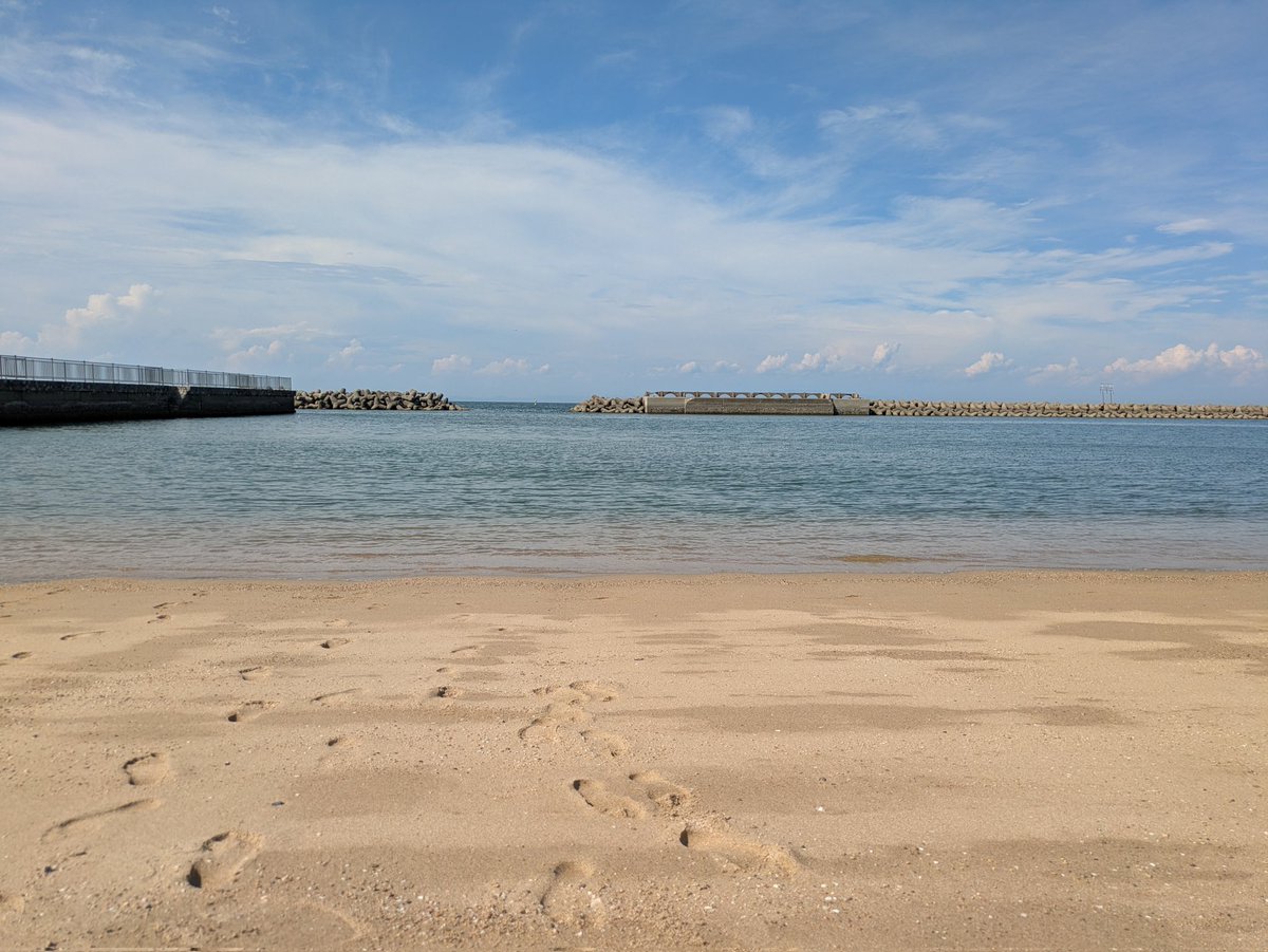 【海水浴】
A−surf競パン穿きました🩲