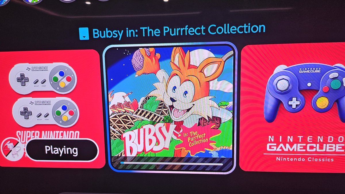 Pretty sure I know what I'm playing tonight !

#Bubsy
