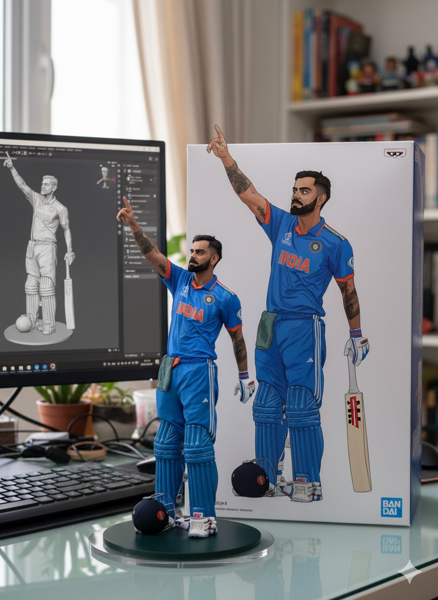 Indiansports31's tweet image. 🇮🇳Cricketers Nano Model😀😎
#ViratKohli #HardikPandya #Nanomodel