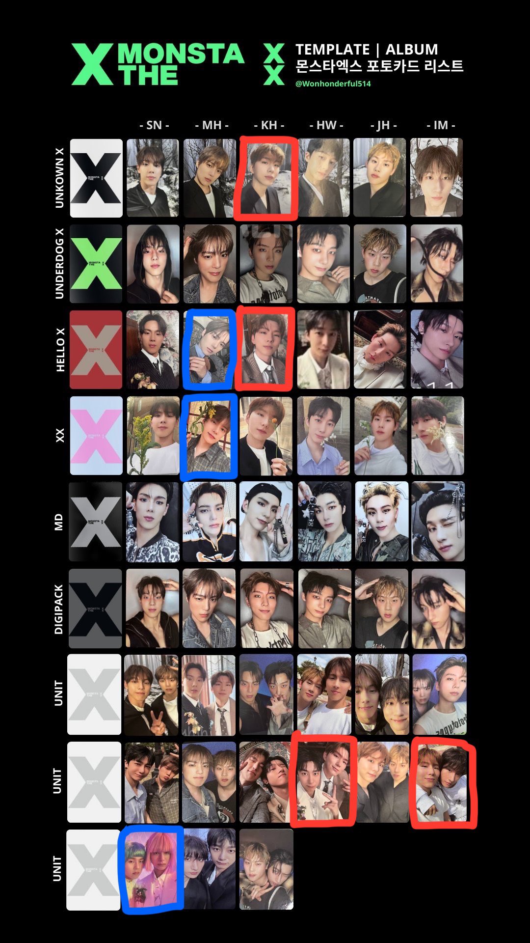 MONSTA X ショヌ　アナトール フォットカード ニケ on X: 