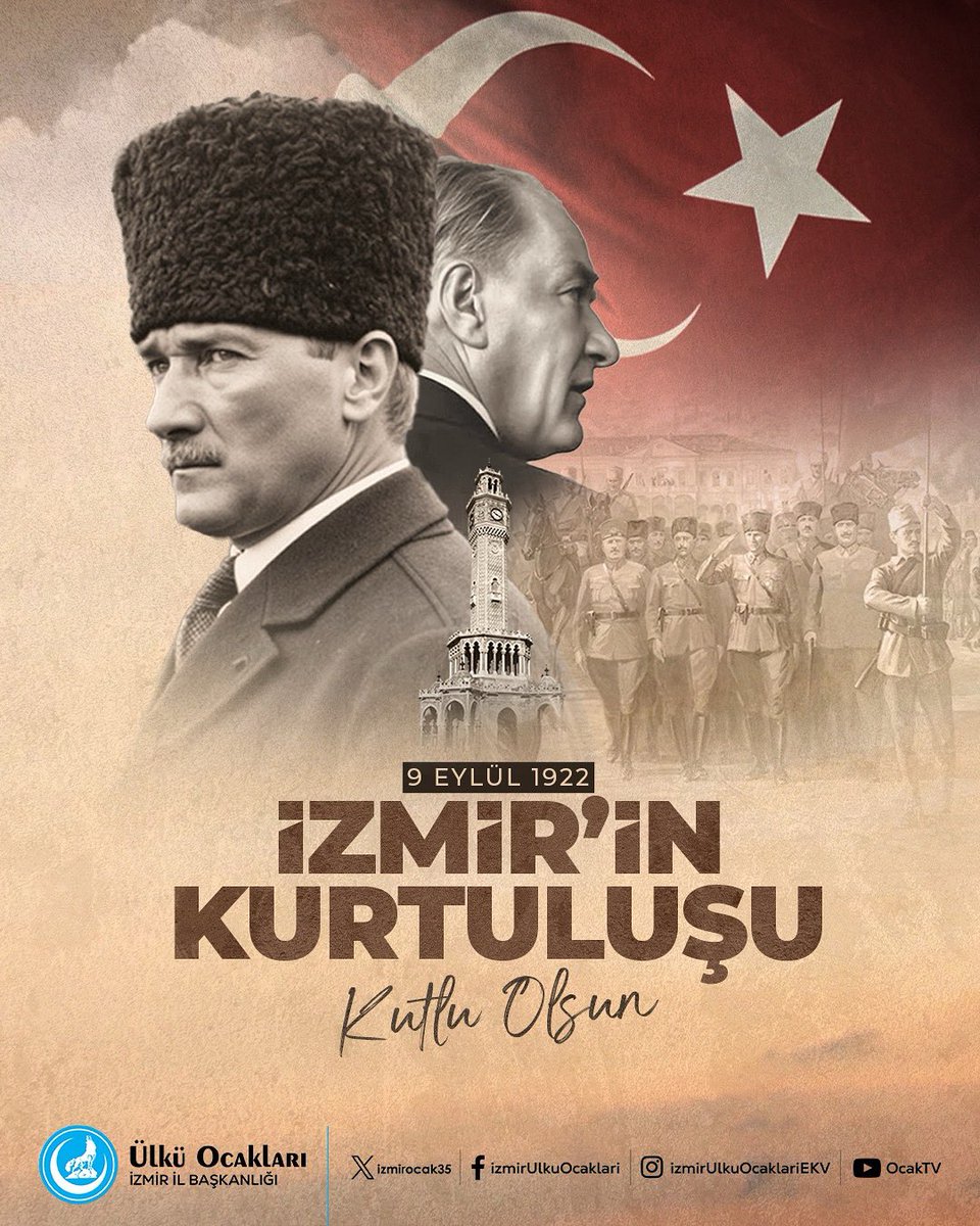 İzmir Ülkü Ocakları Asena Birimi (@izmiruoab2025) on Twitter photo İzmir'in düşman işgalinden kurtuluşunun 103. yılı kutlu olsun.
#9Eylül
<a href="/DuruEfee/">Duru Efe</a> 
<a href="/burakkilictc/">Burak KILIÇ</a> 
<a href="/hilalaras35/">Hilâl ARAS</a> İzmir'in düşman işgalinden kurtuluşunun 103. yılı kutlu olsun.
#9Eylül
<a href="/DuruEfee/">Duru Efe</a> 
<a href="/burakkilictc/">Burak KILIÇ</a> 
<a href="/hilalaras35/">Hilâl ARAS</a>