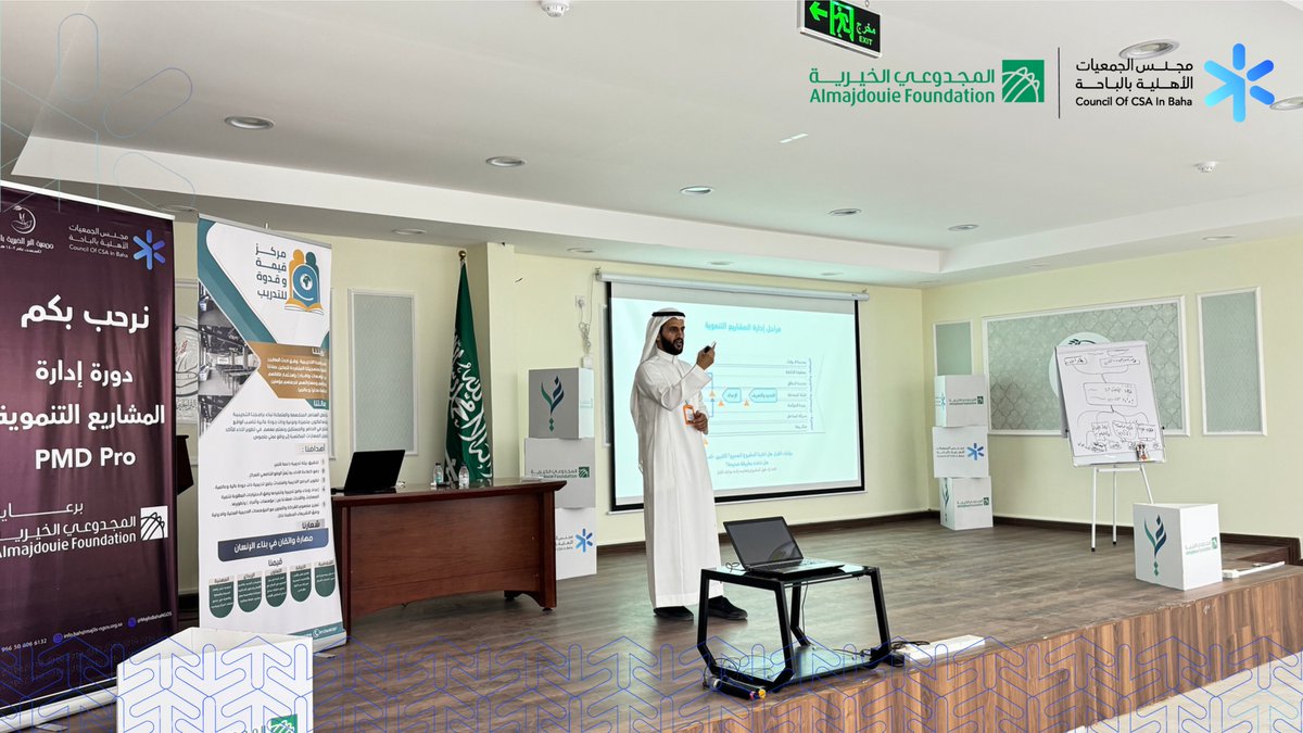 csa_inbaha's tweet photo. #خبر |
انطلاق اليوم الثالث من دورة إدارة المشاريع التنموية #PMD_Pro
التي ينظمها #مجلس_الجمعيات_الاهلية بمنطقة #الباحة برعاية كريمة من مؤسسة المجدوعي الخيرية
@AlmajdouieF
وتنفيذ من @qqqtraining
نسأل الله لهم التوفيق والسداد #مجلس_الجمعيات_الاهلية_بالباحة
#غير https://t.co/BZPdlobUA5