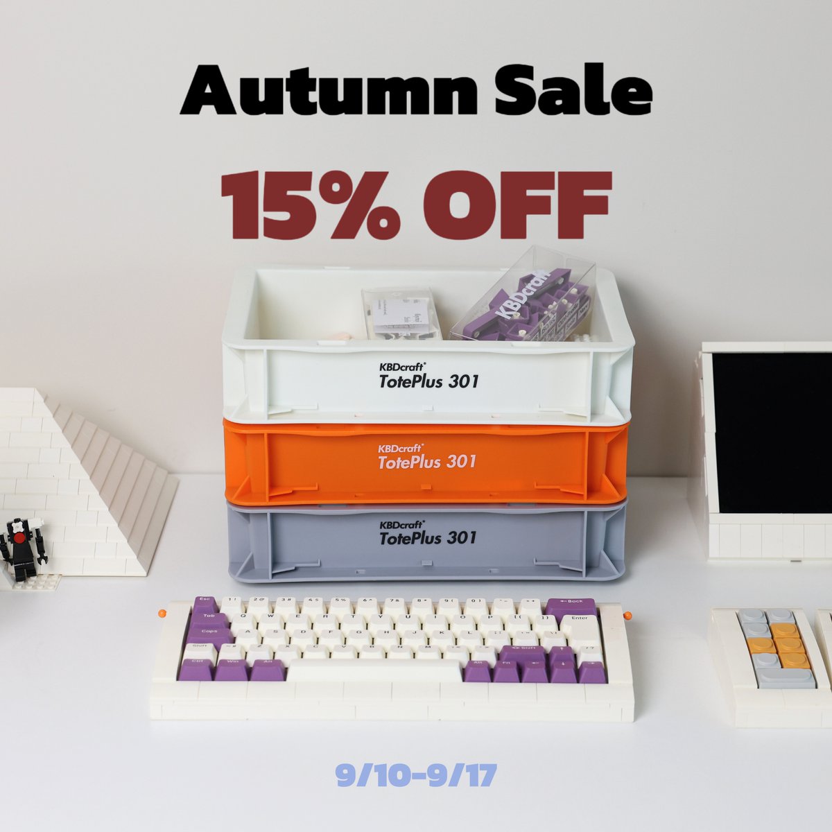 KBDcrafter's tweet image. To celebrate Autumn, we’re giving you 15% off  from September 10–17.

It’s a small thank-you for being part of the KBDcraft community, and the perfect chance to bring something creative to your workspace.

But don’t wait too long—this offer lasts just one week. 🍂