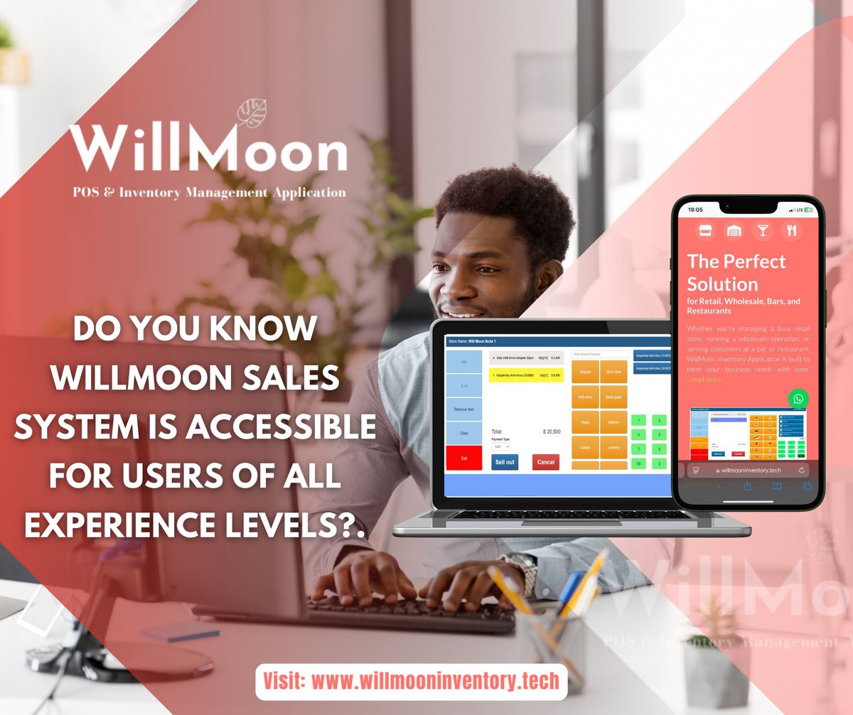 wm_pos's tweet image. The WillMoon sales System is so simple and flexible that anyone can use it, whether you’re a beginner or a pro! 
Click to get started at willmooniventory.tech

#WillMoon #SalesMadeSimple #InventoryManagement #POSSystem #BusinessGrowth #SmartBusiness #RetailTech