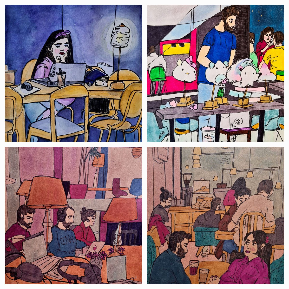 Happy #TEZOSTUESDAY friends 

My 1/1s on #objktcom

🌠Midnightish Thoughts, 60 XTZ
objkt.com/tokens/KT1E528…

🍭Cotton Candy Junction, 45 XTZ
objkt.com/tokens/KT1E528…
🍊The Girl with Tangerine spark, 40 XTZ
objkt.com/tokens/KT1E528…

👫Aha Momenter, 55 XTZ
objkt.com/tokens/KT1E528…