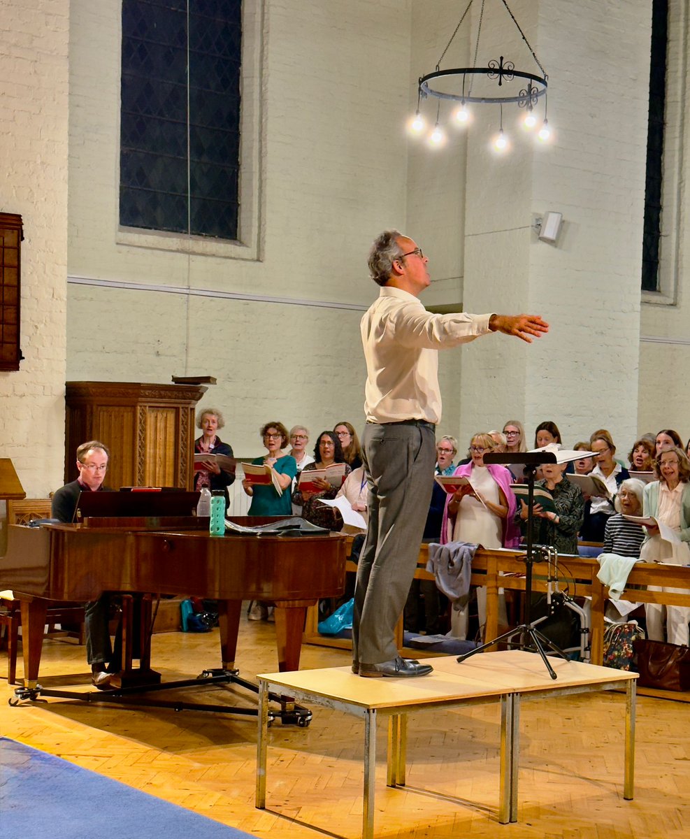 And we're back in our new home, St Chad's! Rehearsals now well under way for our autumn concert, Haydn's Nelson Mass and Vivaldi's Gloria. Join us 8th November, 7.30 pm, at Lawrence Parish Church. 🎼