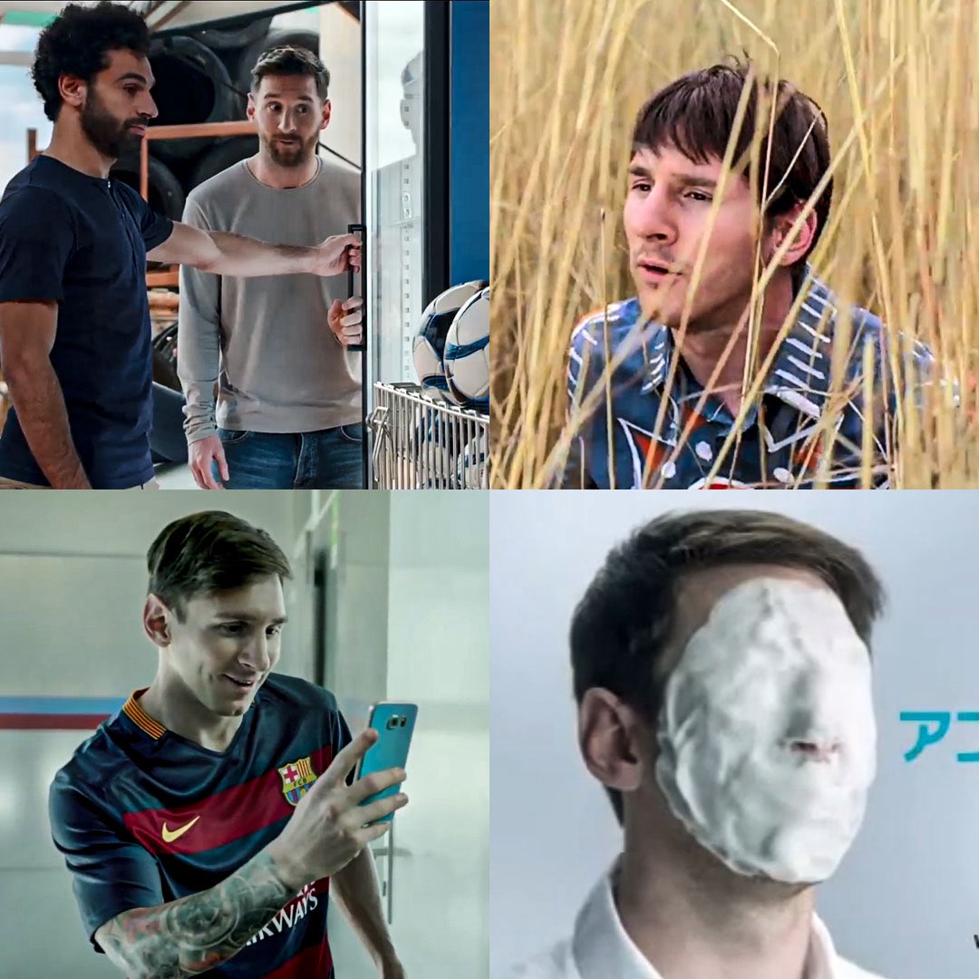 Iconic Adverts by Lionel Messi 

A thread