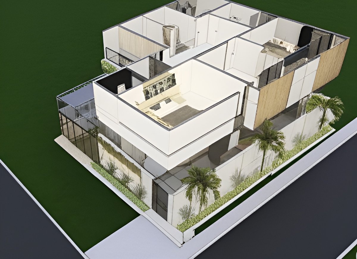 Ini dia "jeroan" AS House! 🏡 Gambar isometrik ini bikin kamu gampang bayangin gimana ruang di rumah Modern Industrial ini ditata.

Penasaran lantai 1 &amp; 2? Lanjut 👇

#ASHouse #DenahIsometrik #DesainRumah
