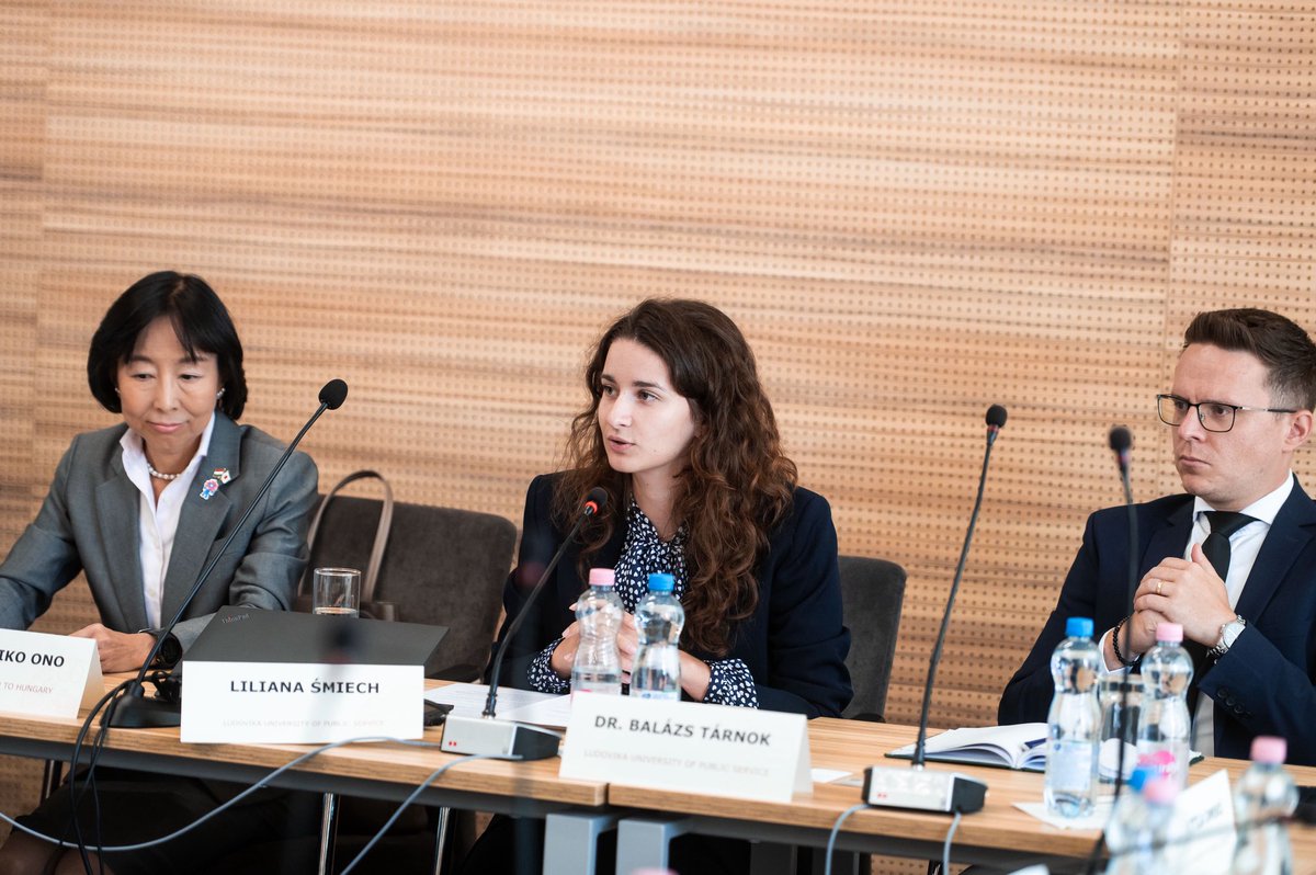 uni_nke's tweet image. 🇭🇺II. Hungarian-Japanese Dialogue 🇯🇵

On the 8th of September our university convened a round table discussion with highly respected experts from Hungary and Japan. 

For full report check the link in bio

#LUPS #education #Japan #university #Cooperation  #Diplomacy #Hungary