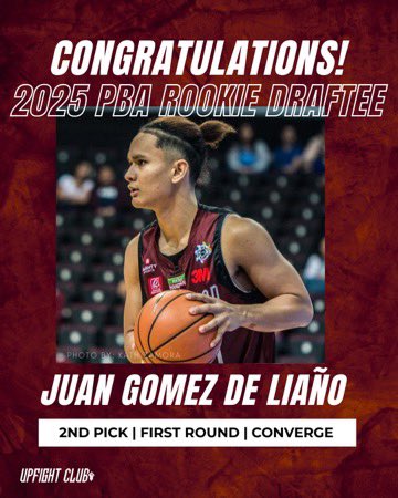 upmaroonclub's tweet photo. GALING UP ✊🏻
Congratulations to former UP Fighting Maroons @upmbt Juan Gomez de Liaño, Will Gozum, and AJ Madrigal for being selected in the #PBADraft! 👏🔥
Patuloy ninyong ipamalas ang dangal at husay sa propesyonal na laban!
#UPFight❤️💚✊🏻
#PBA50 https://t.co/wDTX7QDsG9