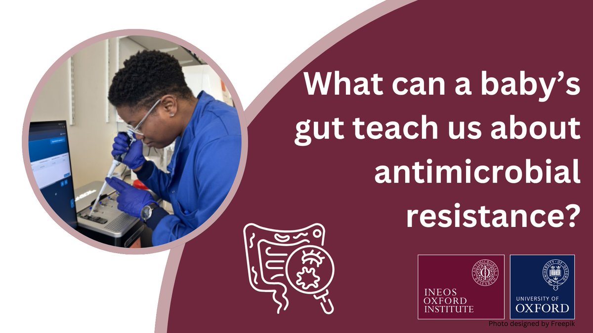 👶 What can we learn about AMR from a baby's gut?

IOI DPhil student Chy Akpulu is researching infections in newborns with antibiotic resistant bacteria, and how this could be linked to their gut microbiome. 

Find out more about Chy's research ➡️ ow.ly/9VVA50U57Y3