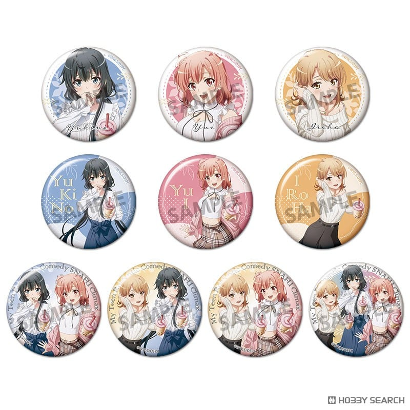 俺ガイル 缶バッジ 雪ノ下雪乃 由比ヶ浜結衣 一色いろは 俺ガイル