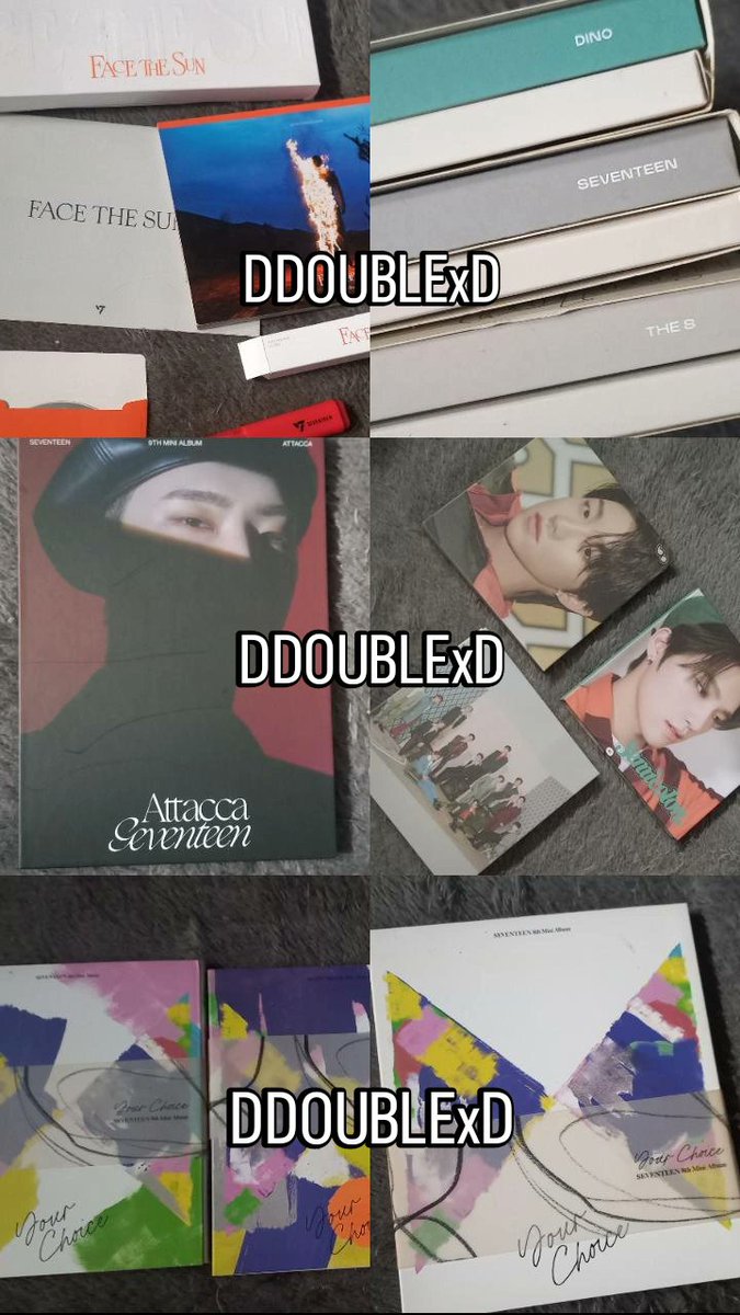 DDOUBLExD's tweet photo. [HELP RT]
‼️WTS ALL OF MY SEVENTEEN MERCH‼️

TAKE ALL ONLY 1.5JT NEGO
Aku BU banget huhuhu makanya setelah berbulan-bulan pertimbangan, aku relakan koleksiku ini😭😭

🍊 https://t.co/cZbXZDtpYk

Mau tanya2 atau liat condi boleh DM yaa, nanti pas di rumah aku kirim videonya. https://t.co/7vb5uF6Fix
