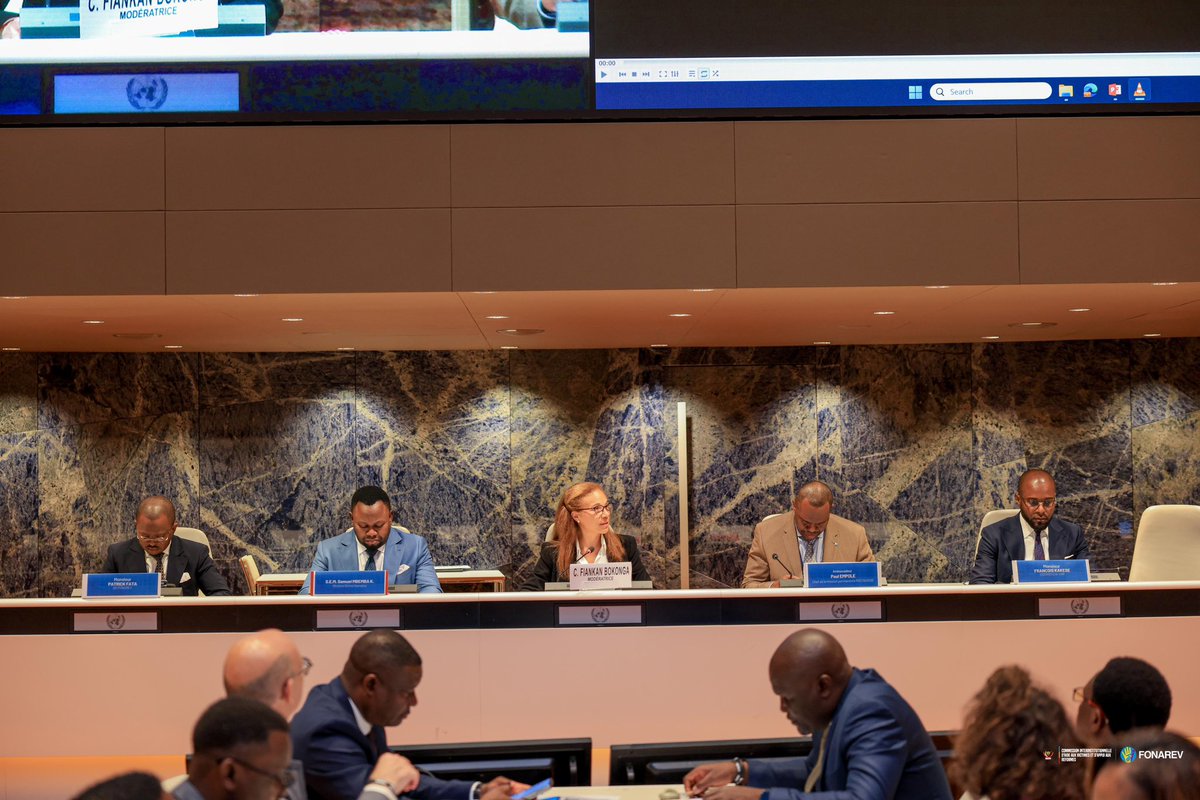 FonarevRDC's tweet image. Conférence de haut niveau sur le thème : « Trente ans de conflits armés en RDC : appel à la reconnaissance des génocides oubliés, à la vérité et à la justice. »

Le FONAREV, en collaboration avec la CIA-VAR et la Mission permanente de la RDC auprès de l’Office des Nations Unies,…