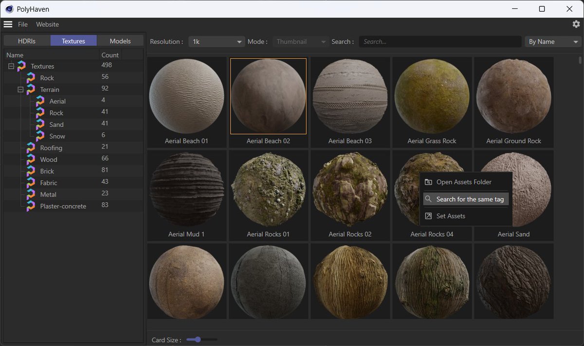 DunhouW's tweet photo. PolyHaven Assets, Seamlessly Embedded in Maxon Cinema 4D is coming soon.
One-click download and import for HDRIs, textures, and 3D models—plus time-saving features like tag-based resource search, instant preview switching and more.
#boghma #polyhaven #hdrlink #c4d #plugin https://t.co/0XZgNAOuB2