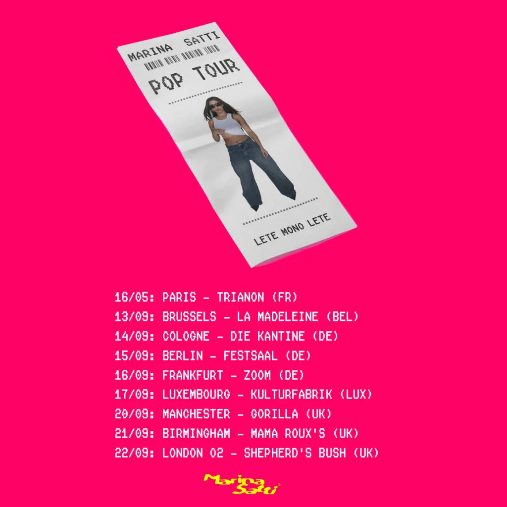 Konzert der griechischen Sängerin 𝗠𝗮𝗿𝗶𝗻𝗮 𝗦𝗮𝘁𝘁𝗶 aus Athen.
📍 DIE KANTINE, Neusser Landstraße 2, Köln
🕗 So. 14.09 | 19:00 Uhr
💶 Eintritt: 36€ VVK
#griechenland #konzert #griechische #musik #in #köln #entdecken #marinasatti #ελλάδα #ελληνική #συναυλία #στην #κολωνία