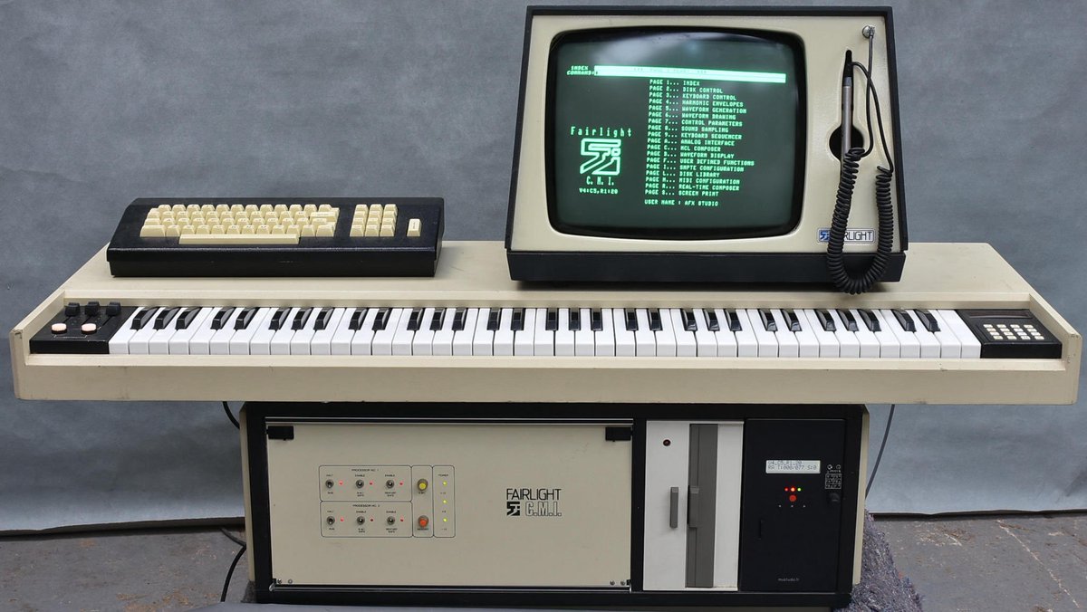 Fairlight Series IIX Digital Synthesizer, Sampler &amp; Audio Workstation (1983)
