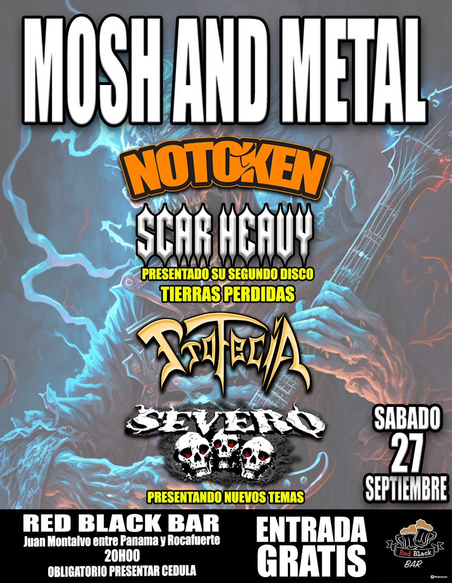 Ey Guauaqiil, está es la próxima fecha para disfrutar de buen HC y conciencia. Sábado 27 de sept 2025. Allá nos vemos !!!