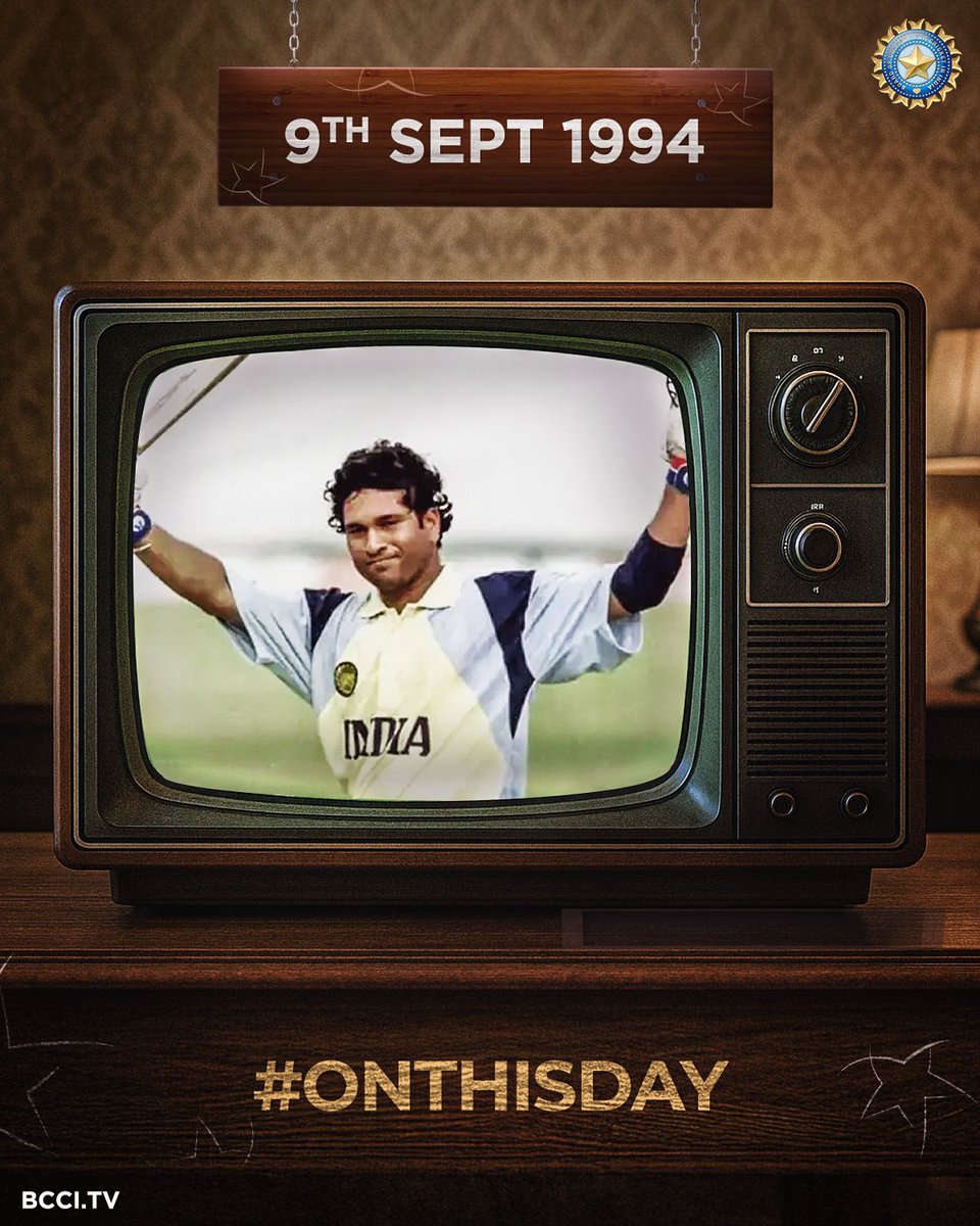 BCCI (@bcci) on Twitter photo 🗓️ #OnThisDay in 1994
The first of many 🙌
The legendary <a href="/sachin_rt/">Sachin Tendulkar</a> scored his Maiden ODI century and the rest is history! 👏👏
#TeamIndia 🗓️ #OnThisDay in 1994
The first of many 🙌
The legendary <a href="/sachin_rt/">Sachin Tendulkar</a> scored his Maiden ODI century and the rest is history! 👏👏
#TeamIndia