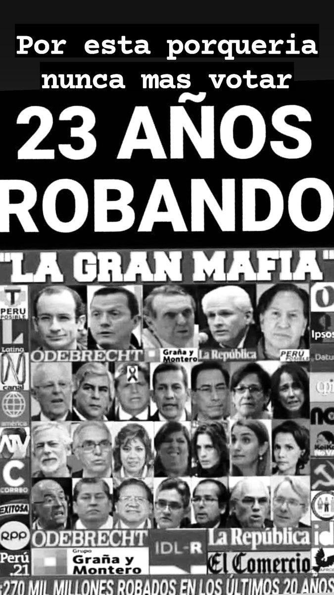 Humberto Olaechea🇵🇪 (@olaecheahumbert) on Twitter photo <a href="/eloymarchan/">Eloy Marchán</a> <a href="/Maritzasen/">Maritza Asencios</a> <a href="/elfoco_pe/">El Foco</a> El club del yape
RMP enseña a votar
Paez mamaditas
Ocram lecciones d ética
Juliana hace talleres d taichi
Moya representa la lucidez
Mongodoy relatos d postverdad
Gino focusgroup d moral politica
Renato inteligencia emocional
Mermelumendi deontologia
Hildebrandt enseña como cobra <a href="/eloymarchan/">Eloy Marchán</a> <a href="/Maritzasen/">Maritza Asencios</a> <a href="/elfoco_pe/">El Foco</a> El club del yape
RMP enseña a votar
Paez mamaditas
Ocram lecciones d ética
Juliana hace talleres d taichi
Moya representa la lucidez
Mongodoy relatos d postverdad
Gino focusgroup d moral politica
Renato inteligencia emocional
Mermelumendi deontologia
Hildebrandt enseña como cobra