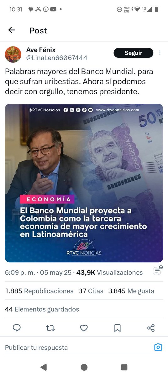 COLOMBIA Pátria DIGNA tweet media