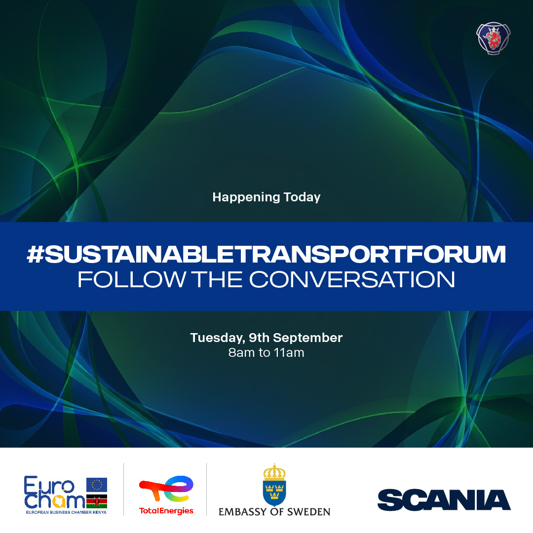 Scania East Africa (@scaniaea) on Twitter photo Today we go live with industry leaders at the Sustainable Transport Forum.
Don’t miss the conversation on renewable fuels, innovation, and the future of transport in East Africa.
Watch live and join the movement.
In partnership with <a href="/TotalEnergiesKE/">TotalEnergies Kenya</a>, <a href="/SwedeninKE/">Sweden in Kenya</a>, and Today we go live with industry leaders at the Sustainable Transport Forum.
Don’t miss the conversation on renewable fuels, innovation, and the future of transport in East Africa.
Watch live and join the movement.
In partnership with <a href="/TotalEnergiesKE/">TotalEnergies Kenya</a>, <a href="/SwedeninKE/">Sweden in Kenya</a>, and