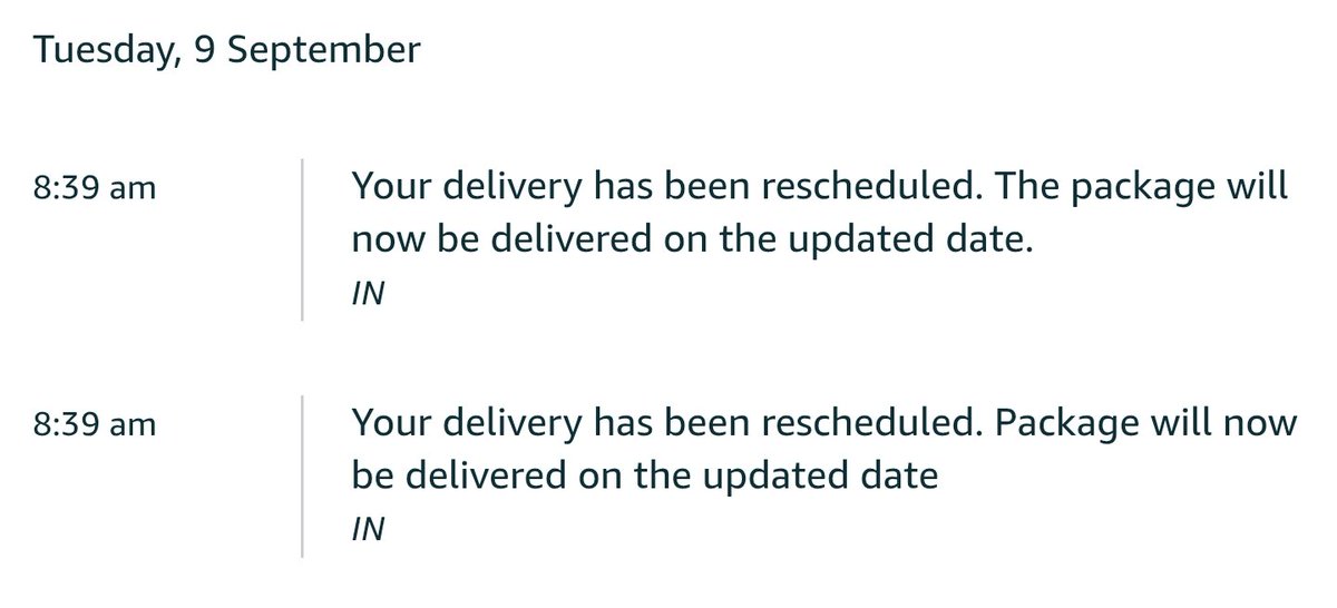 sau_navare's tweet photo. @AmazonHelp Your representative was not knowledgeable and could not answer any of my questions. She got furious and just rescheduled my package delivery again ! https://t.co/mq9UNn9FGf