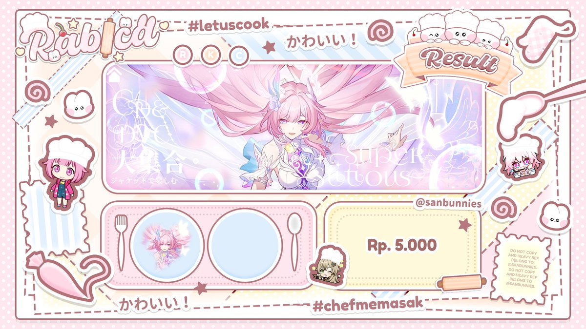 sanbunnies's tweet image. haii, aku ada cyrene 5k only yaa!