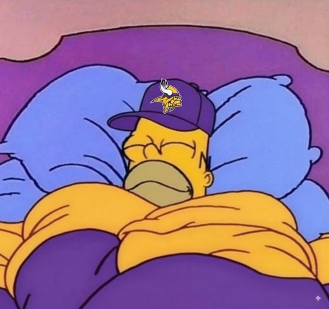 vikesinsider's tweet photo. sleeping real good tonight 😴 https://t.co/KdlXrRvxsb