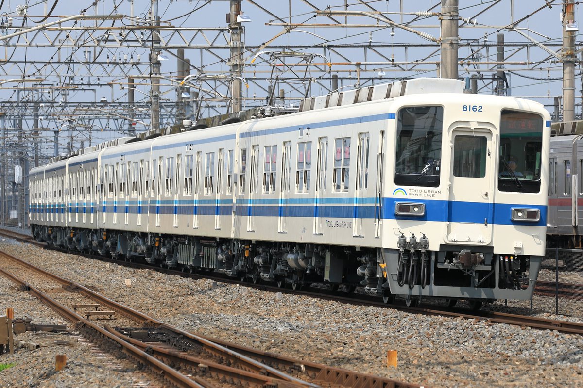_HETAPhoto's tweet photo. 2025/9/9 8000型 8162編成 試運転 東武日光線 沿線にて。 https://t.co/qnxMOwQytm