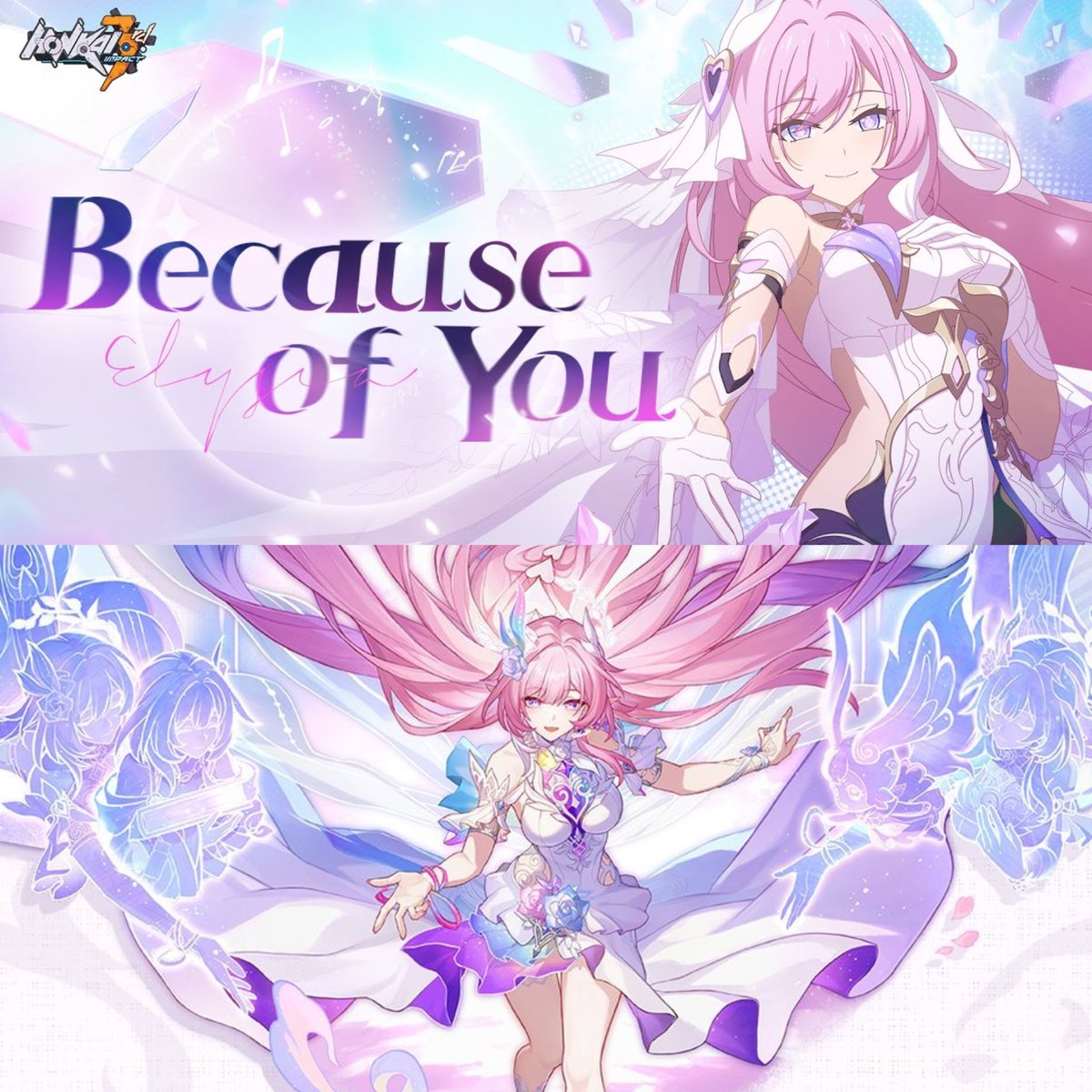 Both Cyrene's Drip Marketing and HI3 Animated Short "Because Of You" were released on September 9

#HonkaiStarRail #崩壊スターレイル