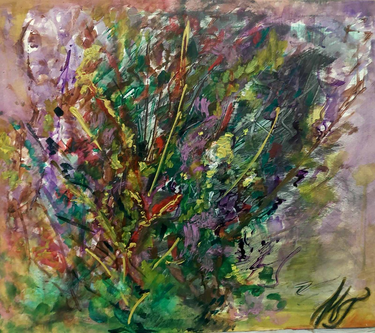 ‘Krošnja’. Olje/platno. 70x70.