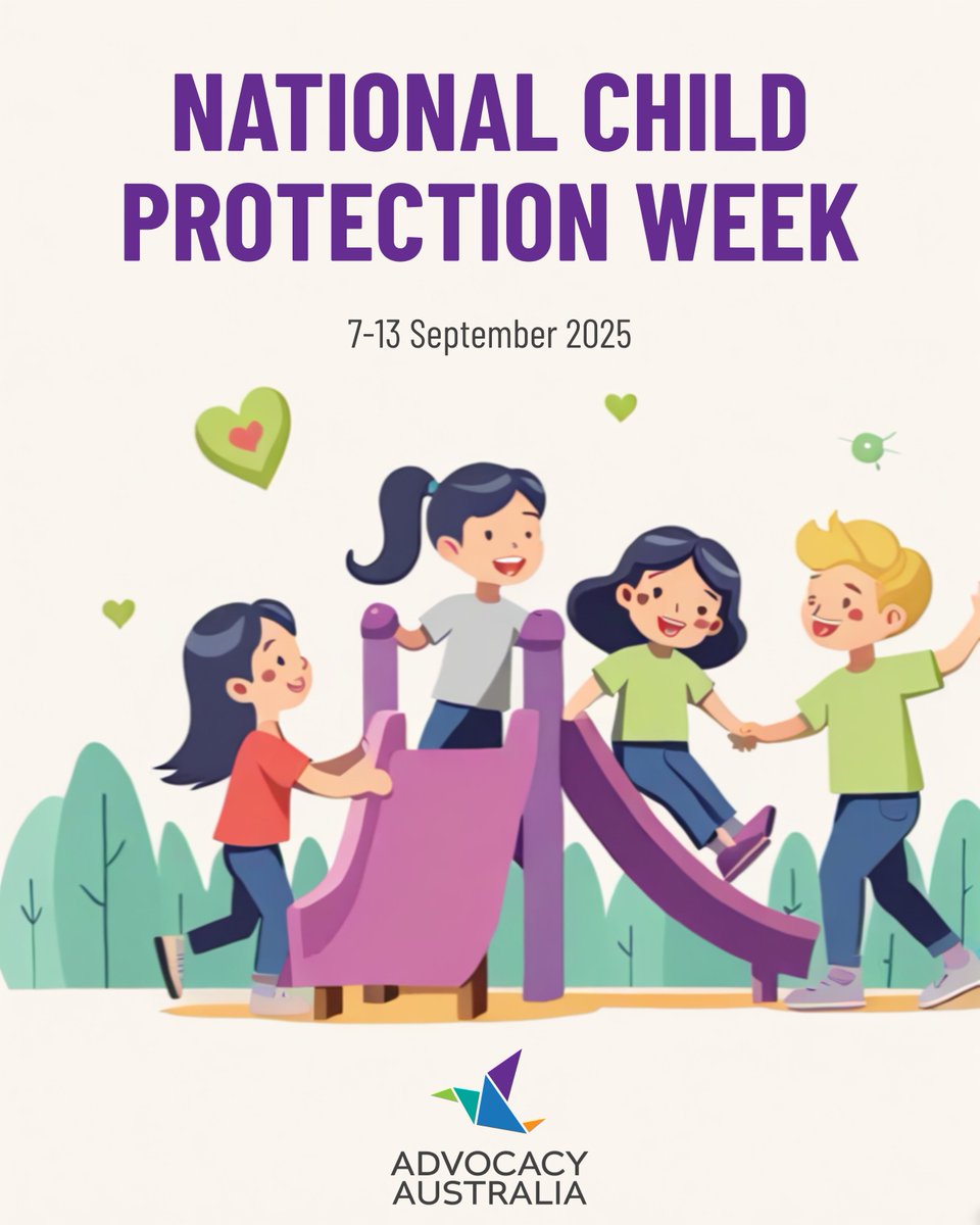 InsightCommsAus's tweet photo. 👧 National Child Protection Week 2025 | 7–13 Sept 👦
“Every Conversation Matters: Shifting the Conversation to Action.”
Every child deserves to feel safe, supported &amp; valued—at home, school &amp; in the community. Let’s listen, act &amp; protect. 💙

#NCPW2025 #ChildProtectionWeek https://t.co/UeDrKowJ9V