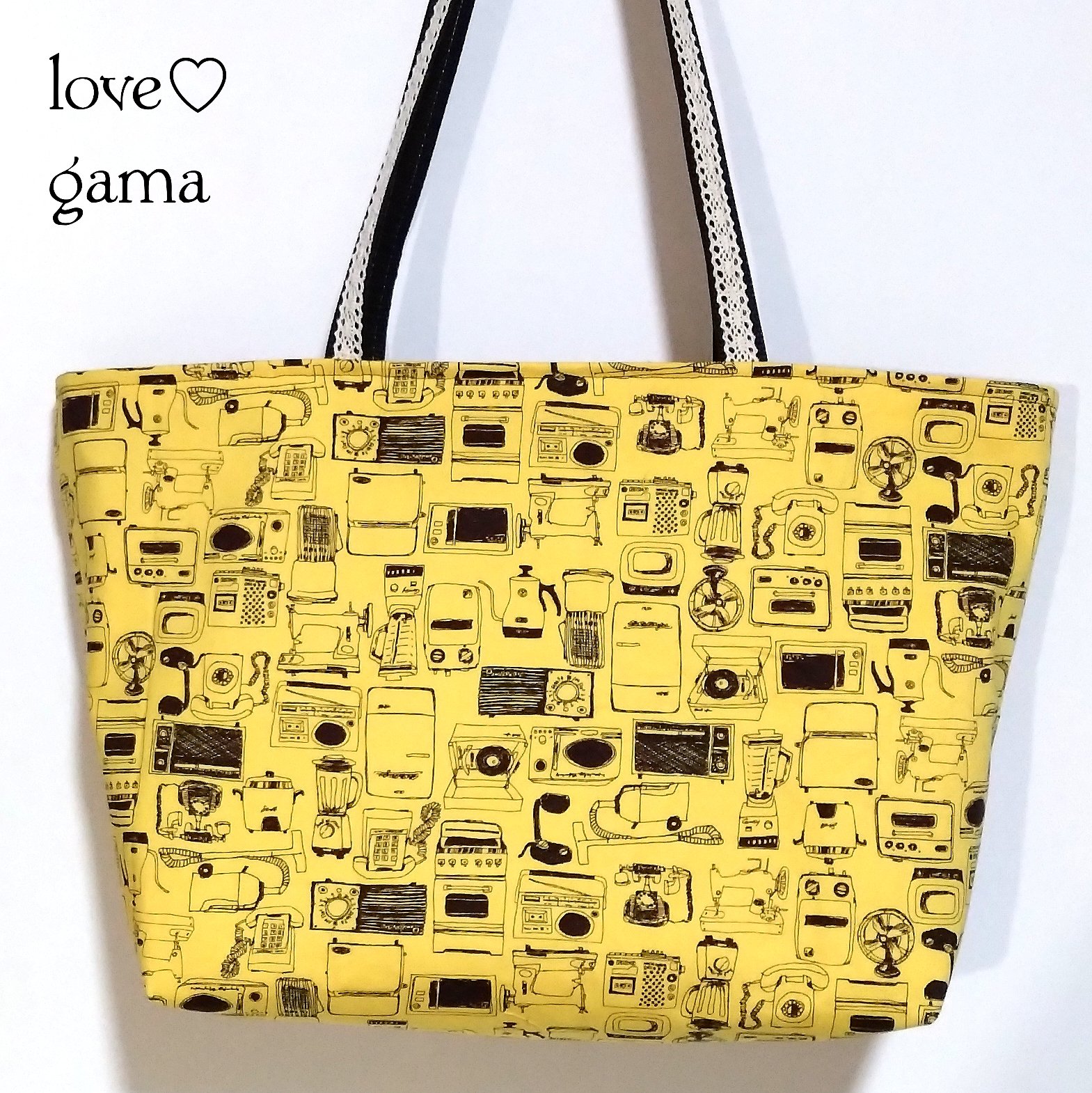 ハンドメイド　大きながま口バッグ　#56 LADY GAMA BAG 一番大きいサイズのがま口です 7月に予定している