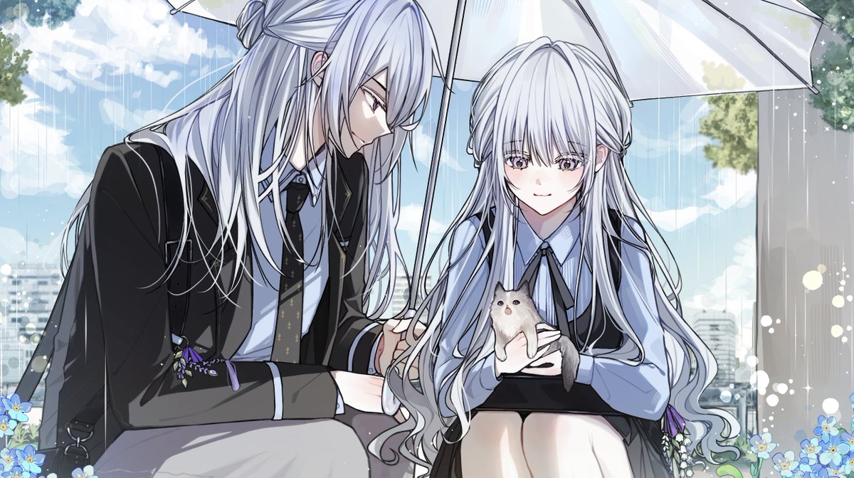 ppo_gu's tweet image. 💙commission💜

재믹게 작업했습니다