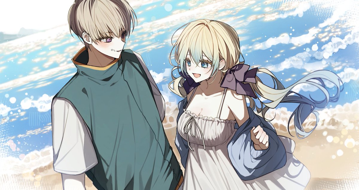 ppo_gu's tweet image. 💙commission💜

재믹게 작업했습니다