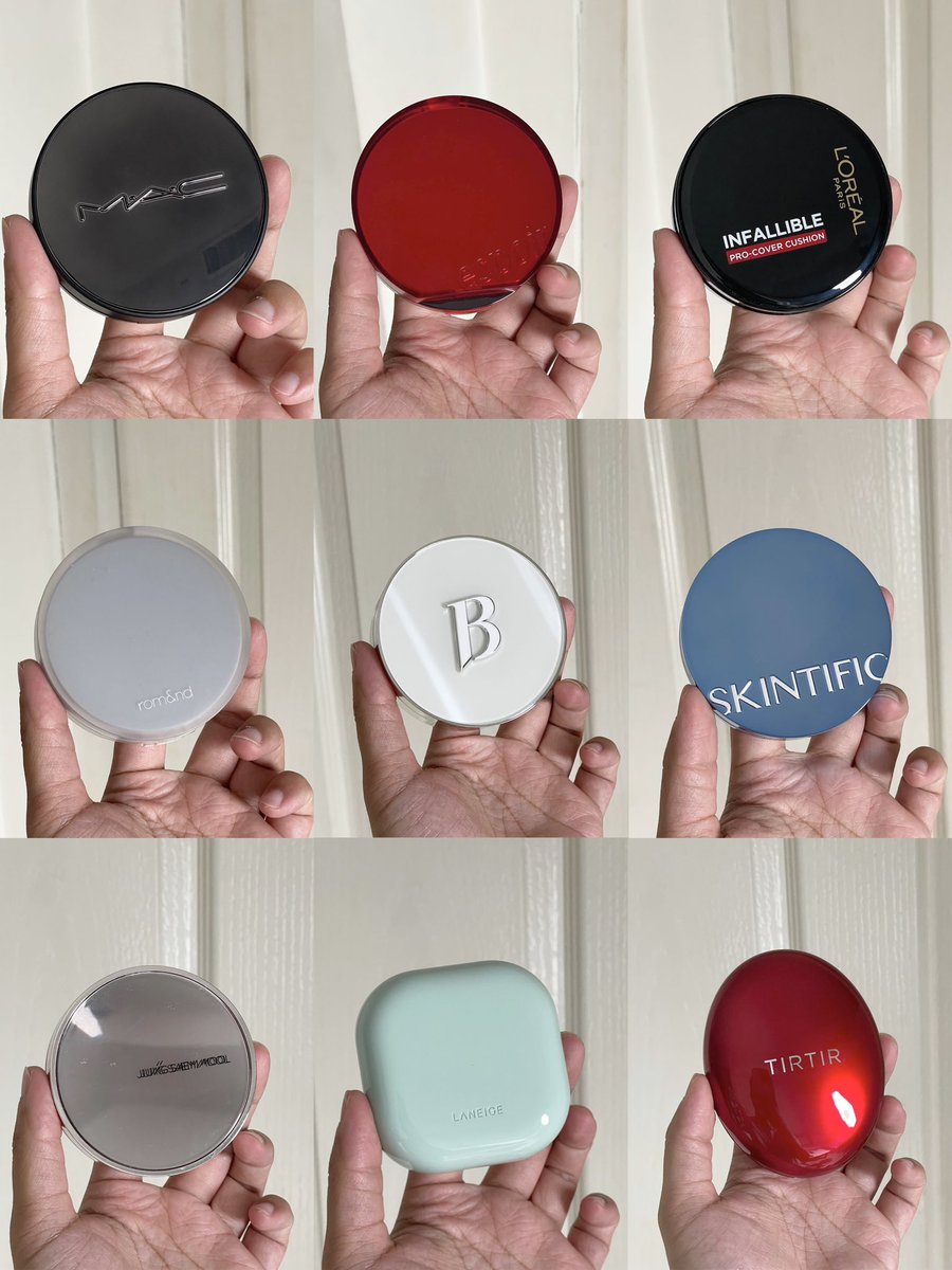 รวมคุชชั่นสายปกปิดปกปิด+ผิวสวย ไม่หยา ไม่หยือในอากาศไทยแลนด์ ทดสอบแล้วทุกตัว กันน้ำ กันเหงื่อเริ่ด เลือกมาให้สำหรับทุกสภาพผิวเลย รีวิวแบบละเอียดในเธรดนะ