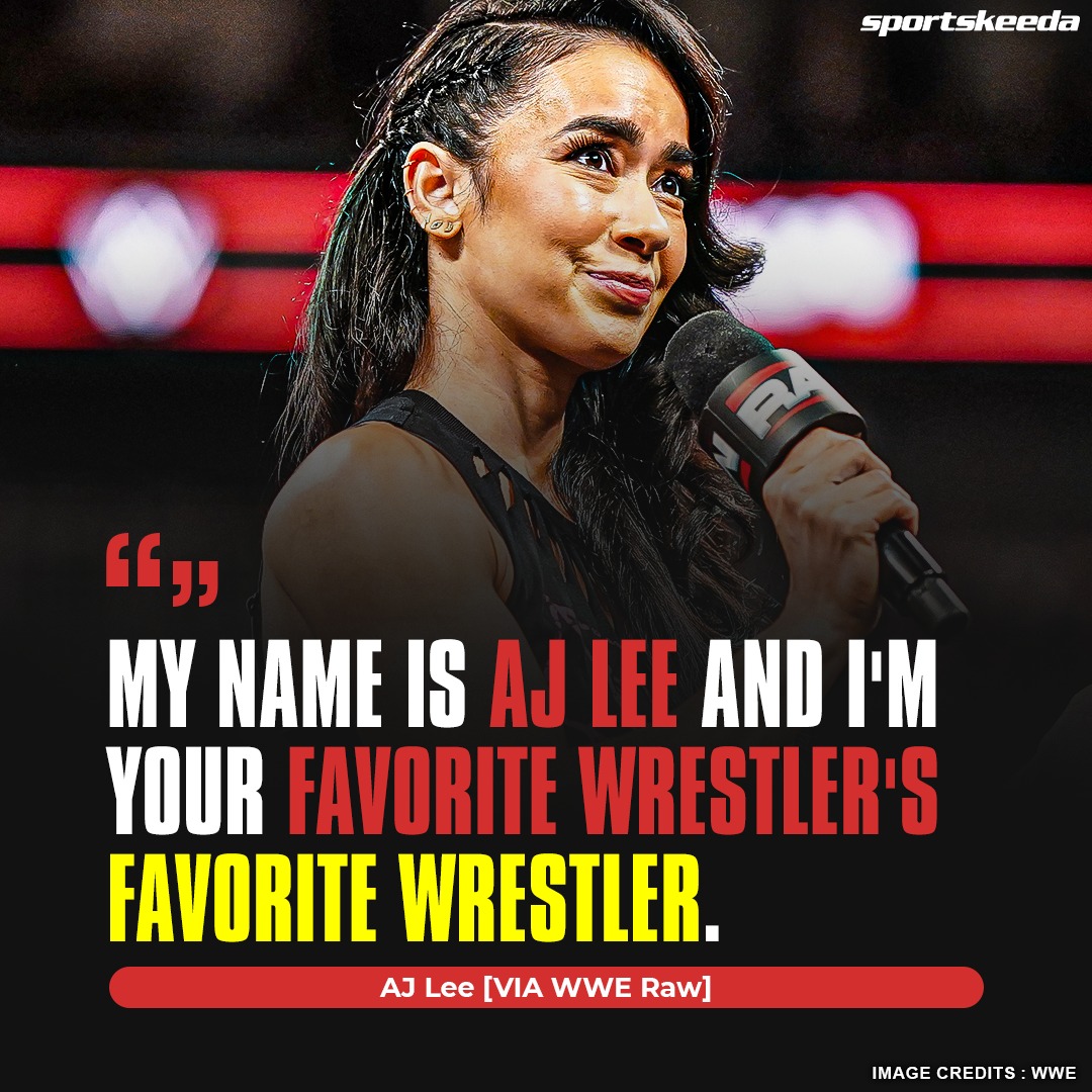 When AJ Lee reintroduced herself to the WWE Universe ❤️
