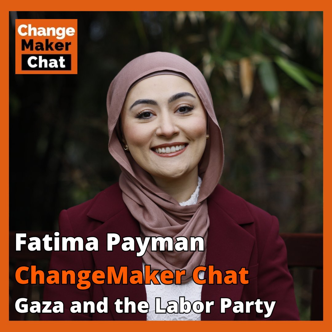 Our host @amandatatts was honoured to talk with Senator Fatima Payman to hear the long story behind her advocacy for Gaza and how she left the Australian Labor Party. This is an unmissably rich and moving conversation with a true Australian change maker!
changemakerspodcast.org/fatima-payman-…