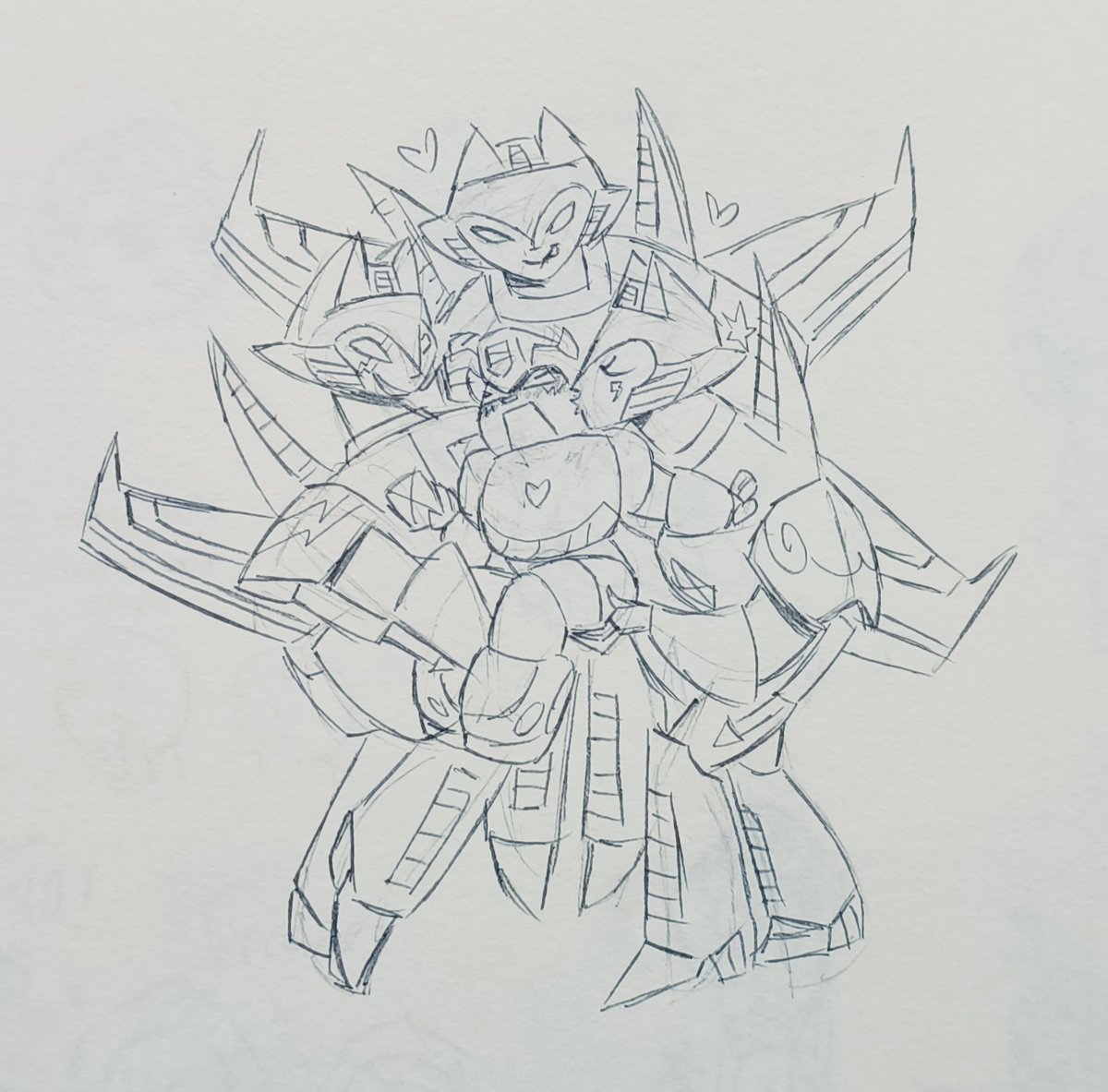 deepfriedhopes1's tweet photo. Huddling over honey
#Transformers #starscream #skywarp #thundercracker #bumblebee #starbee #skybee #thunderbee https://t.co/JccQdTKwh1