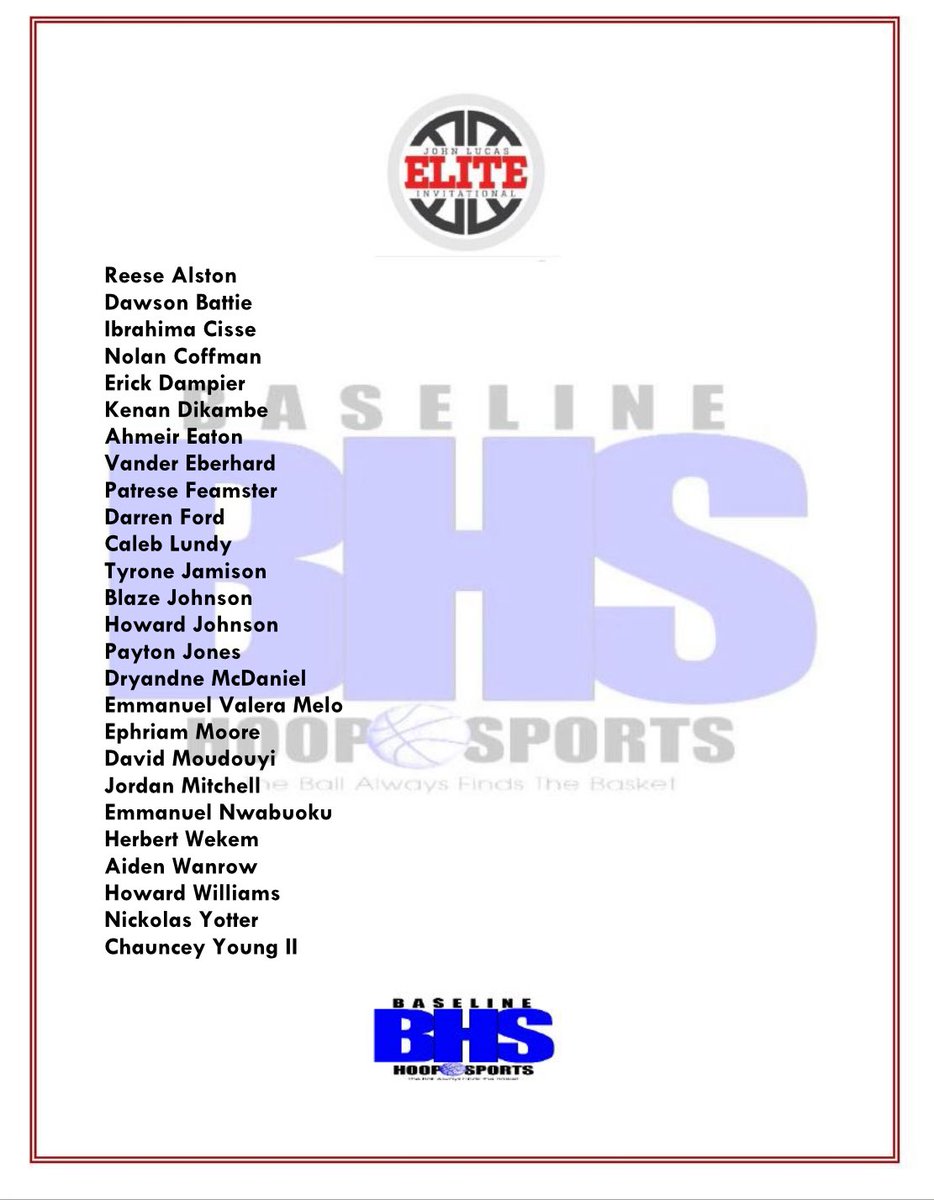 The John Lucas Be Elite Camp always a great event to cover &amp; this year was another high level of talent on display.

List of players that left an impression on the 👀